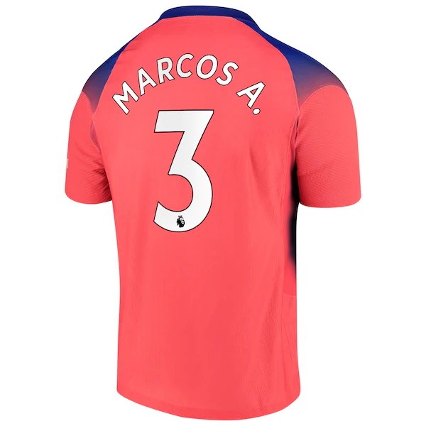 Trikot Chelsea NO.3 Marcos A. Ausweich 2020-21 Orange Fussballtrikots Günstig